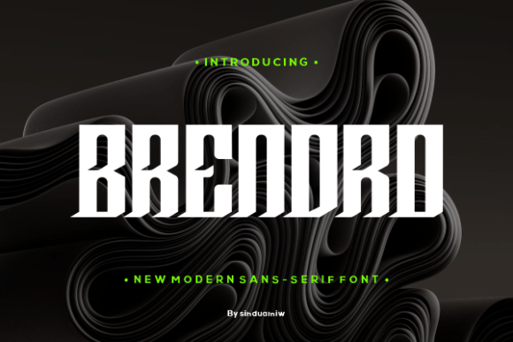 Brendro Font: Elevating Editorial Design and Layouts