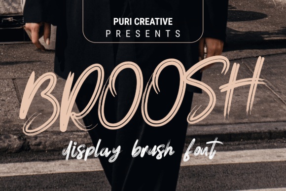 Broosh: A Bold and Stylish Display Font