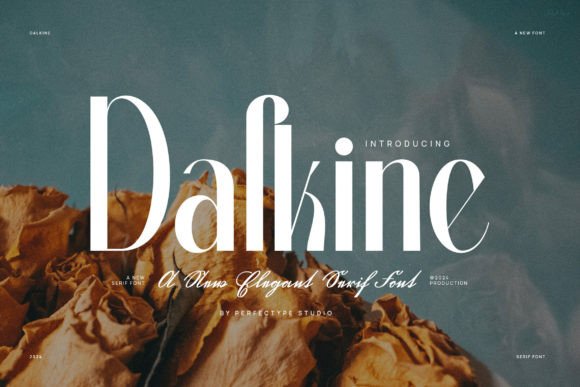 Elevate Handmade Products with Dalkine Display Font