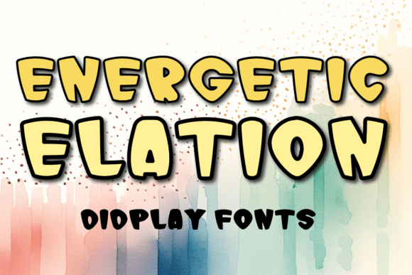 Energetic Elation: A Bold and Dynamic Display Font