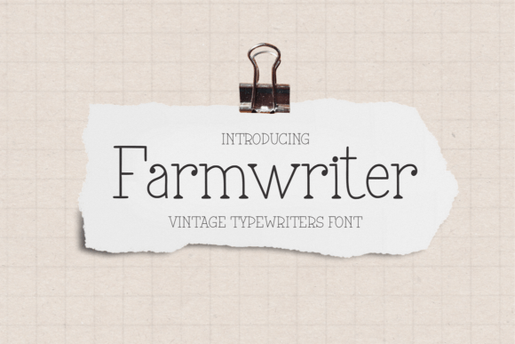 Farmwriter Font: Adding Vintage Charm to Editorial Layouts