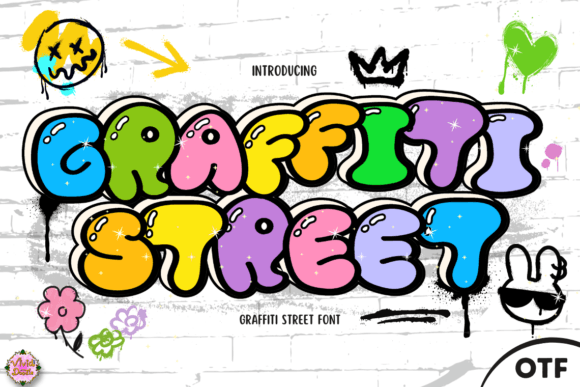 Graffiti Street: A Bold, Urban Font for Creative Projects