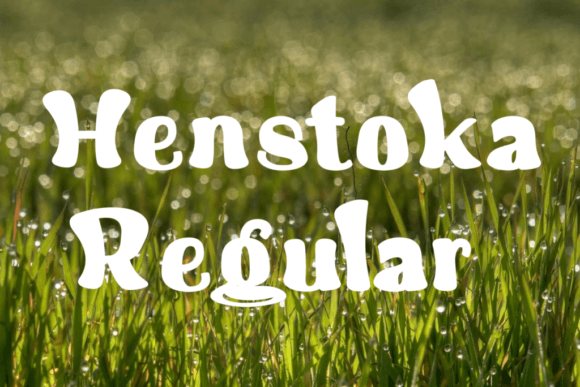 Henstoka: A Playful Display Font for Engaging Visuals