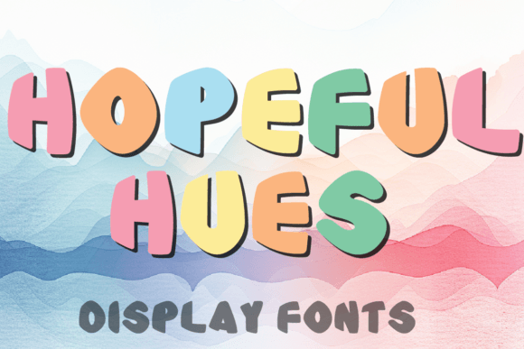 Hopeful Hues: A Versatile Display Font for Creative Campaigns