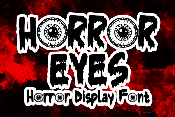 Horror Eyes Font: Elevating Seasonal Brand Visuals