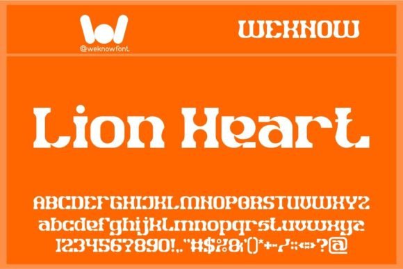 Lion Heart Font Review: Bold Display Type for Campaigns