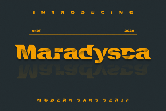 Maradysca: A Bold and Authentic Display Font for Web Design