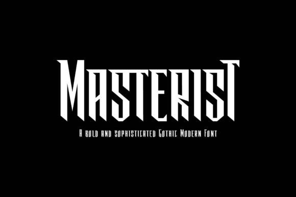 Masterist: A Bold Font for Striking Web Designs