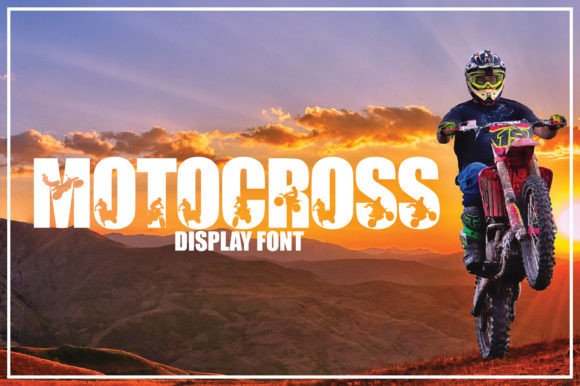 Motocross Font: A Cute Display Typeface for Makers