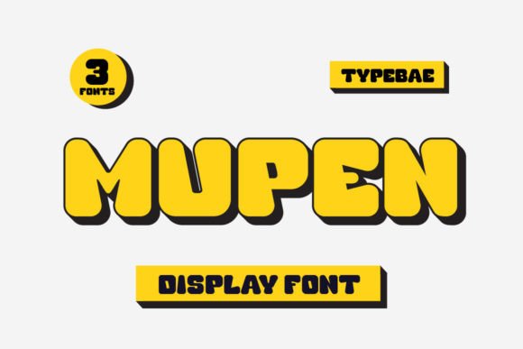 Mupen Font: A Neubrutalist Typeface for Bold Branding