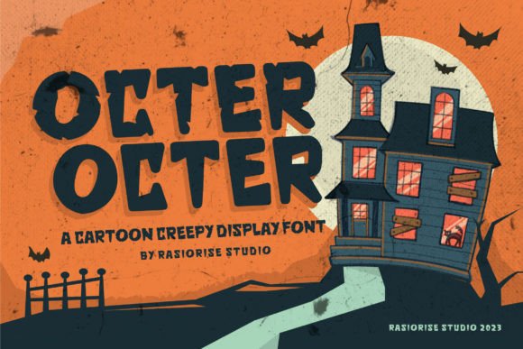 Octer Font: Grunge Typography for Halloween Campaigns