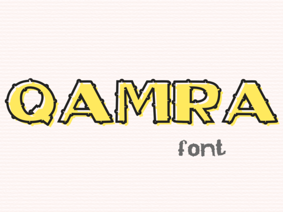 Qamra: A Unique Display Font for Editorial Design