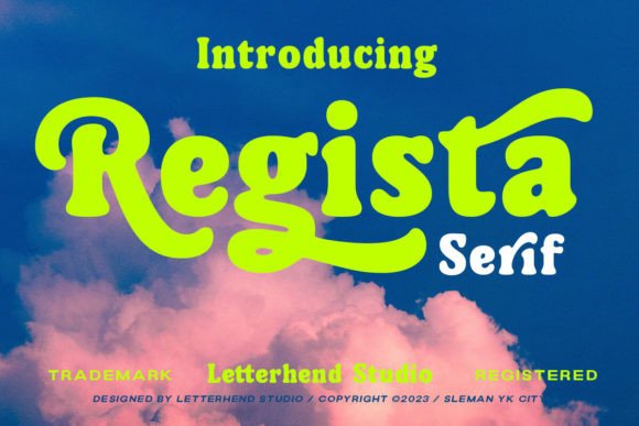 Regista: A Bold Serif Font for Professional Branding