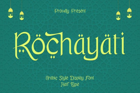 Rochayati Font: Elevating Campaign Visuals with Arabic Display Type