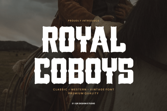 Royal Coboys: A Modern Western-Style Display Font for Web Design