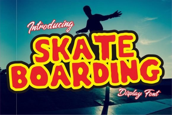 Skateboarding Font: Bold Branding for Small Business
