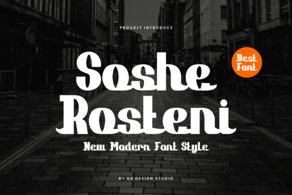 Soshe Rosteni Font: Quirky Branding for Small Business