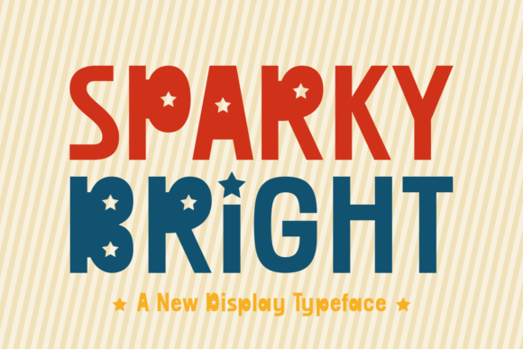 Sparky Bright Font: Cheerful Display Type for Editorial Design