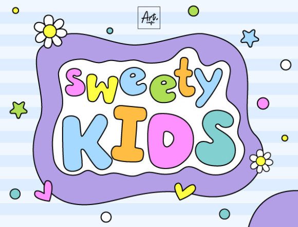 Sweety Kids Font: Playful Display Typography for Web Design