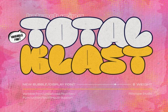 Total Blast: A Bold and Energetic Font Choice