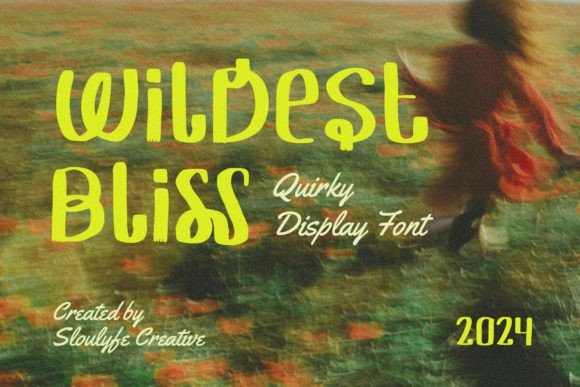 Wildest Bliss Font: Bold Display Type for Web Design